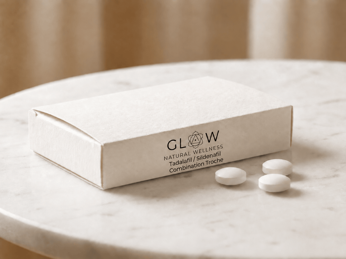 Glow Natural Wellness Telemedicine Tadalafil / Sildenafil Combination Troche
