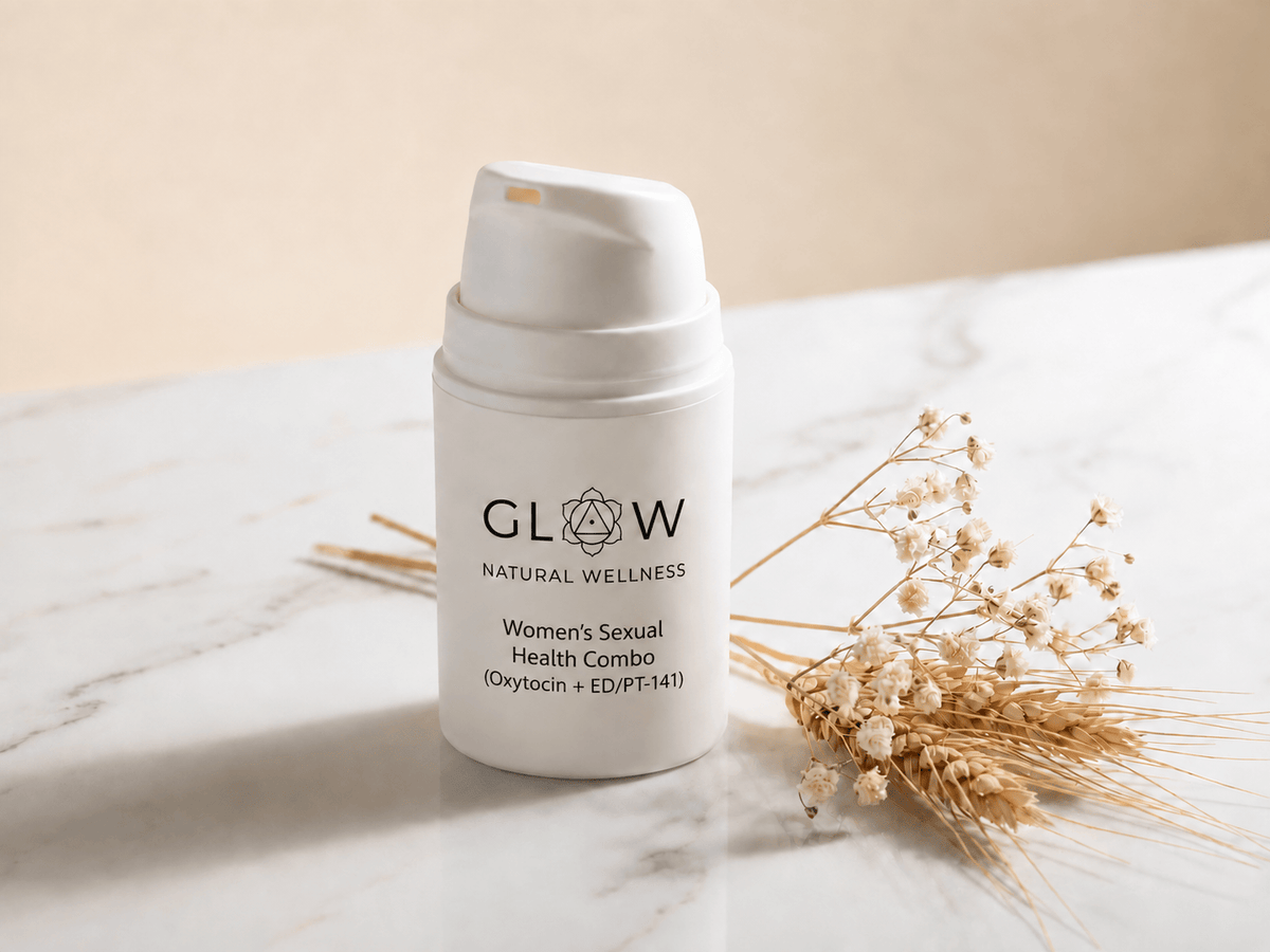 GLOW Natural Wellness Telemedicine Women's Sexual Health Combo (Oxytocin + ED/PT-141)