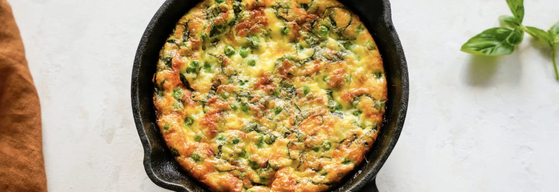 Fresh Pea & Basil Frittata