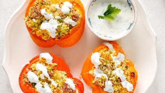 Couscous & Tuna Stuffed Peppers