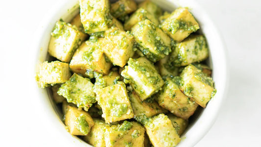 Pesto Tofu Bites