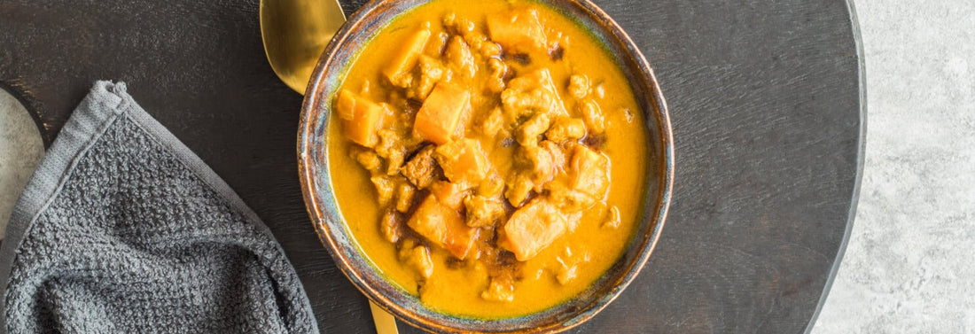 Pressure Cooker Beef Pumpkin Curry