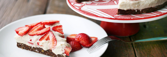 Strawberry Brownie Cake