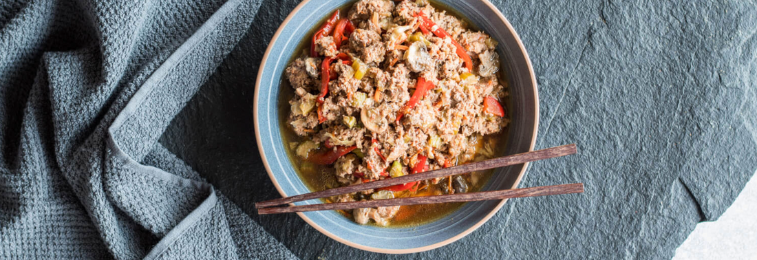 Slow Cooker Beef, Mushroom & Cabbage Casserole