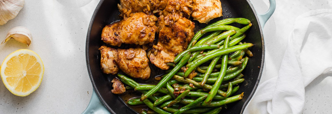 Lemon Garlic Chicken & Green Beans