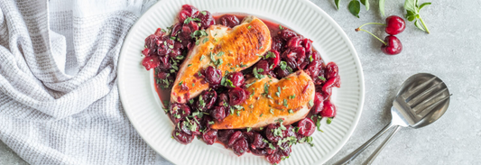 One Pan Cherry Chicken