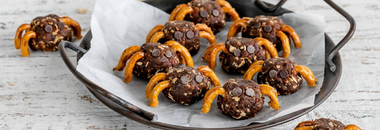 Creepy Crawly Spider Pretzels