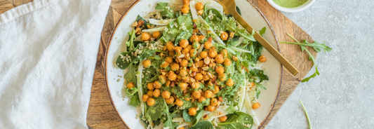Fennel, Quinoa & Toasted Chickpea Salad
