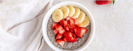 Creamy Strawberry Banana Chia Pudding