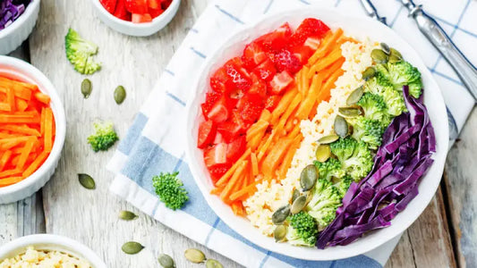 Glow Eat the Rainbow Salad