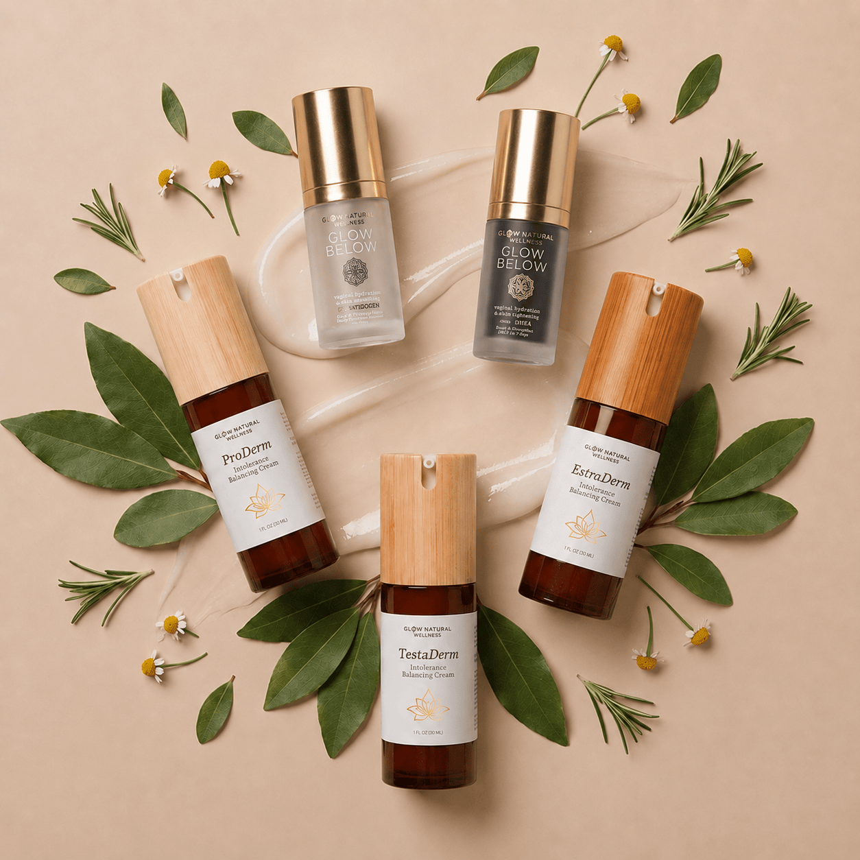 The Derm Trio + Glow Below