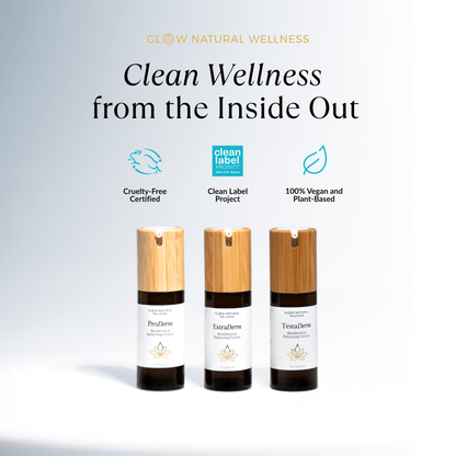GLOW Natural Wellness Clean Hormones Derm Bundle