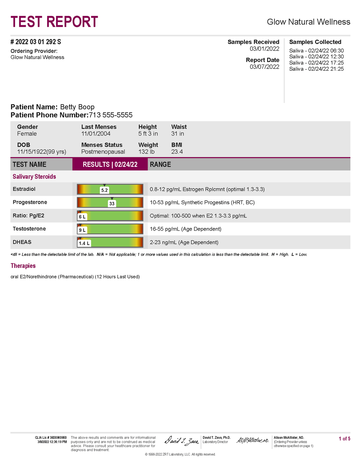At Home Hormone Trio Test Kit – Glow Natural Wellness