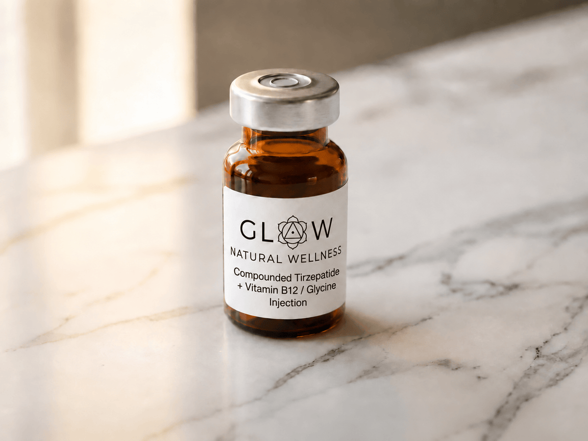 Glow Natural Wellness Telemedicine Compounded Tirzepatide + Vitamin B12 / Glycine Injection