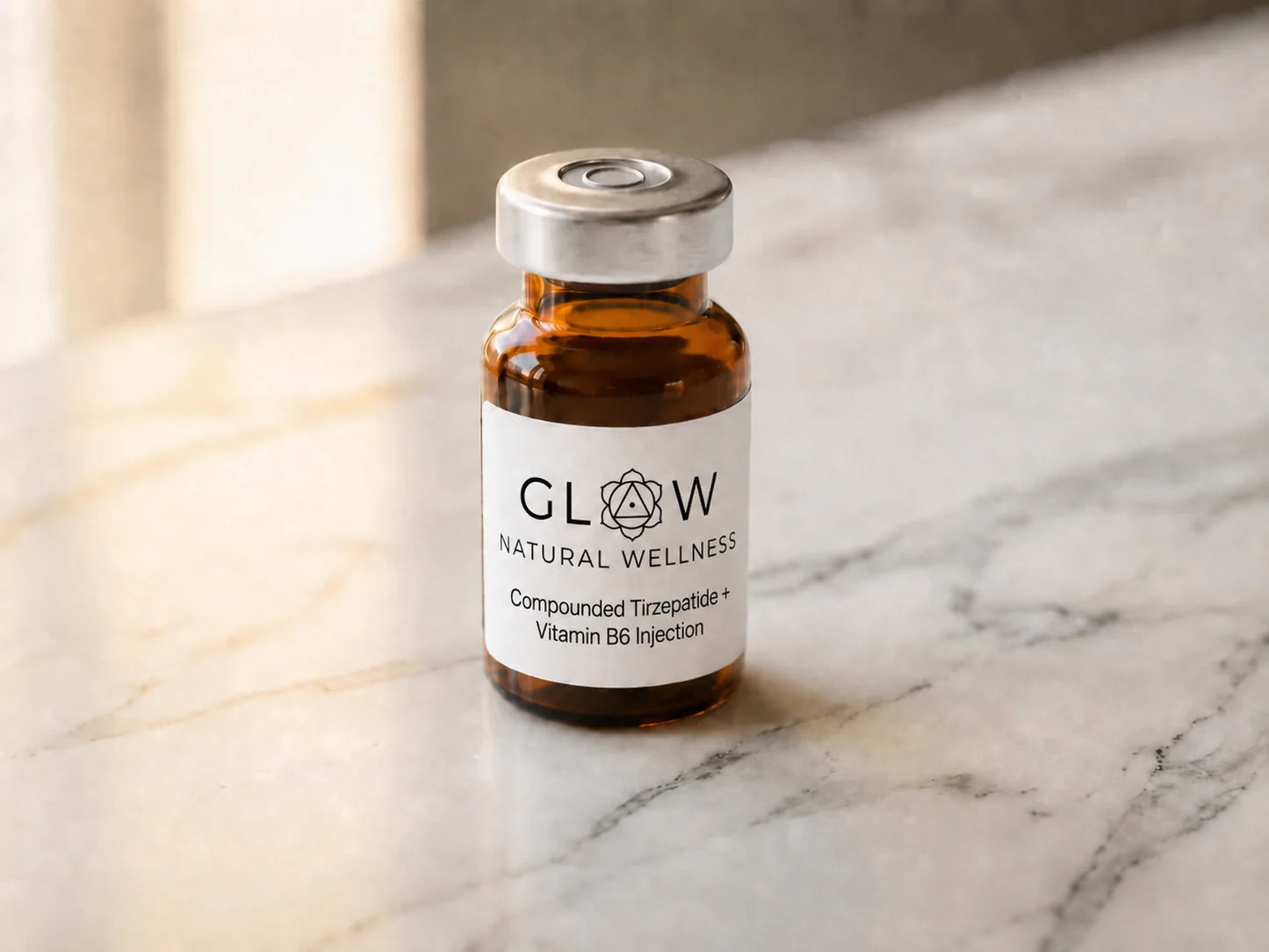 Glow Natural Wellness Telemedicine Compounded Tirzepatide + Vitamin B6 Injection