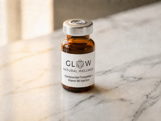 Glow Natural Wellness Telemedicine Compounded Tirzepatide + Vitamin B6 Injection