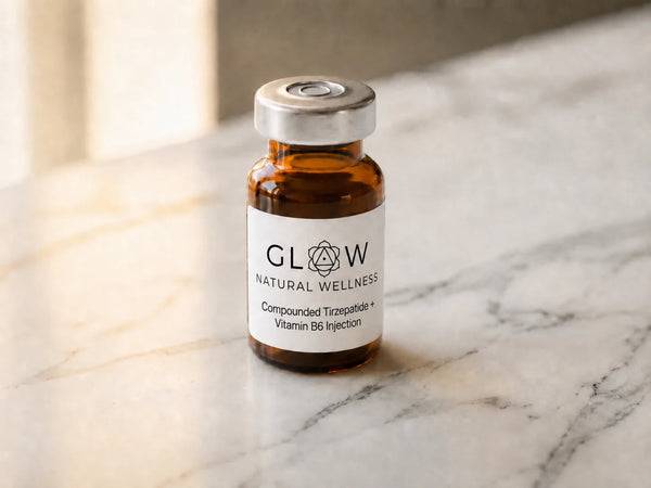 Glow Natural Wellness Telemedicine Compounded Tirzepatide + Vitamin B6 Injection