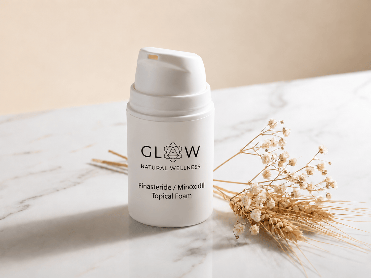 GLOW Natural Wellness Telemedicine Finasteride / Minoxidil Topical Foam (Compounded)