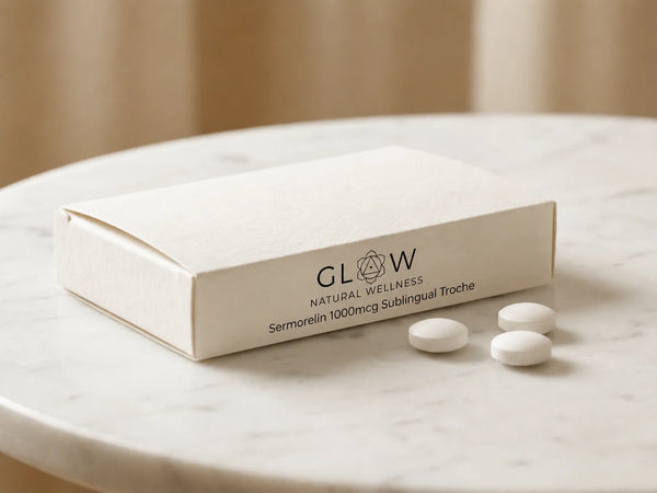 Glow Natural Wellness Telemedicine Sermorelin 1000mcg Sublingual Troche