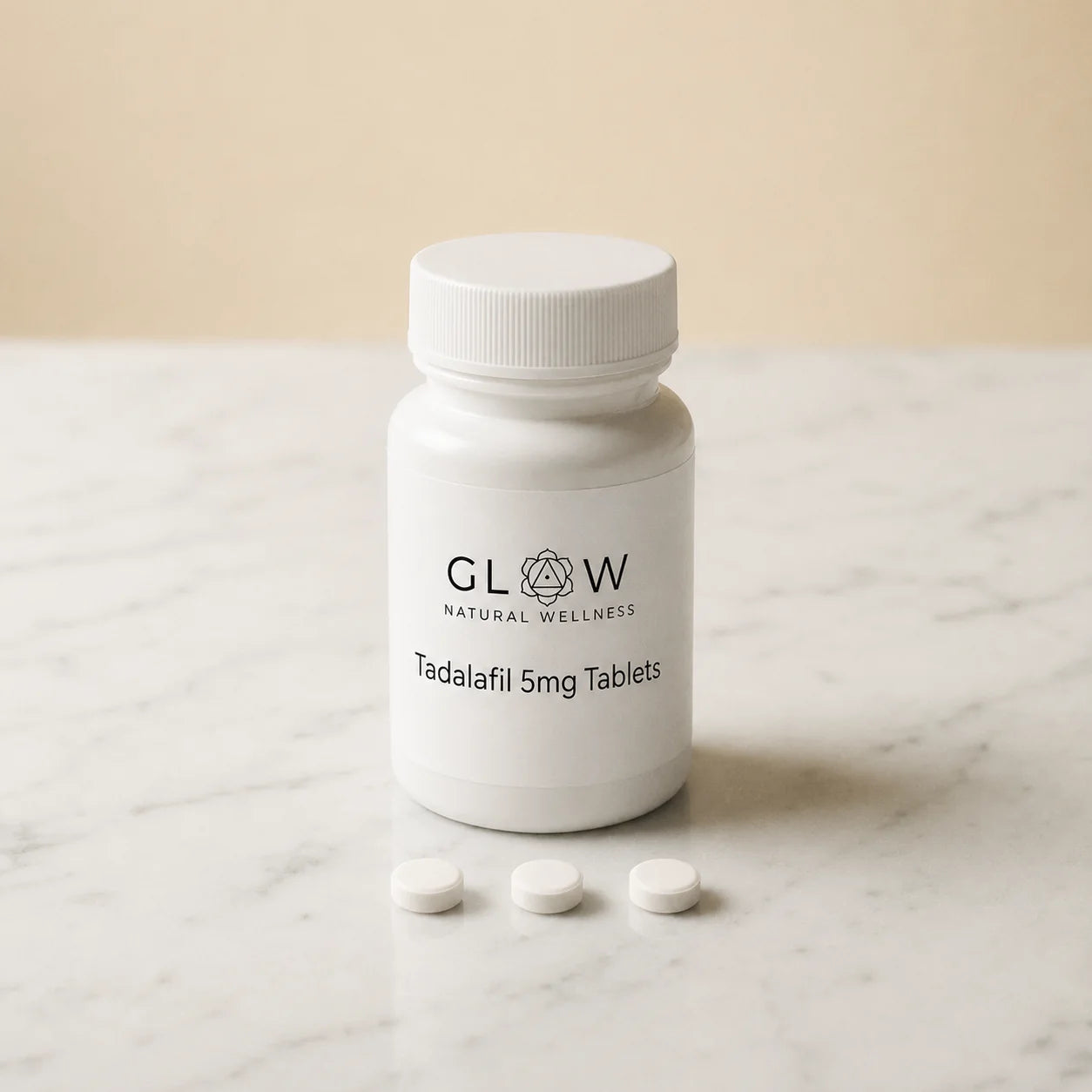 Glow Natural Wellness Telemedicine Tadalafil 5mg Tablets (Generic Cialis)
