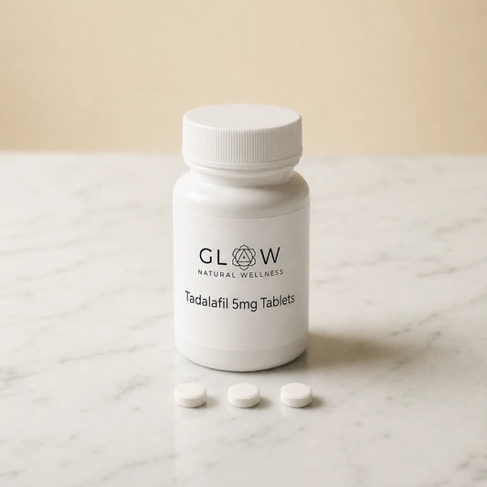 Glow Natural Wellness Telemedicine Tadalafil 5mg Tablets (Generic Cialis)