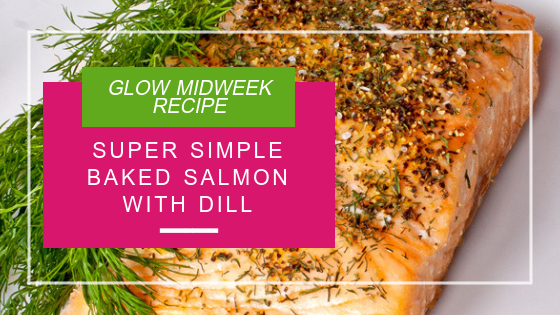 Super Simple Baked Salmon with Dill