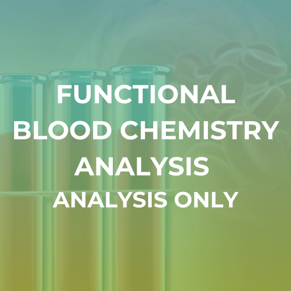 Functional Blood Chemistry Analysis Only